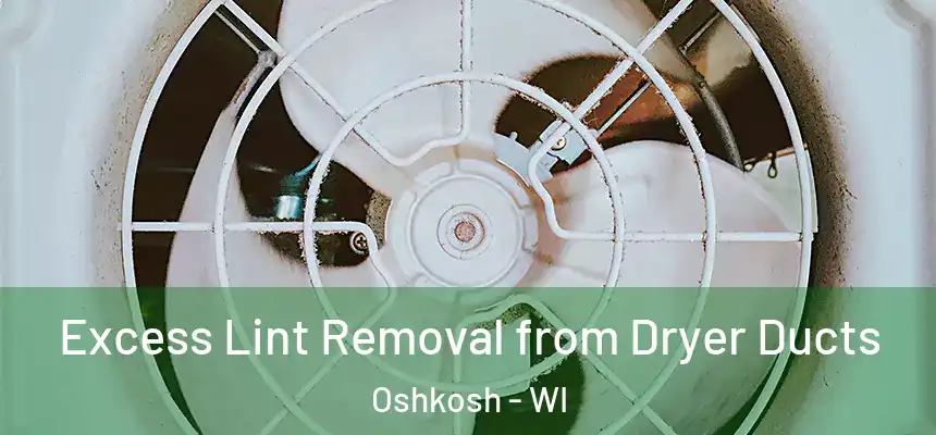 Excess Lint Removal from Dryer Ducts Oshkosh - WI